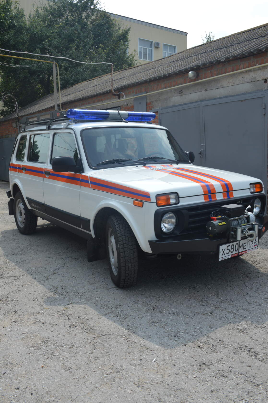 Аварийно-спасательное формирование района получило новый автомобиль |  26.08.2021 | Старощербиновская - БезФормата